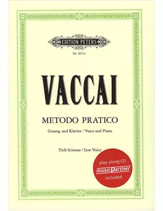 Vaccai Metodo Pratico Tiefe Stimme mit CD