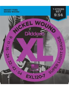 D'Addario EXL120-7, 9-54 7-snaren