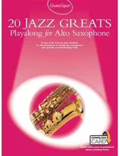 Guest Spot 20 Jazz Greats for Alt Sax