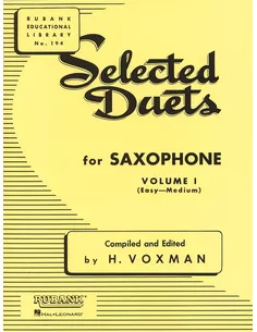 Selected Duets Saxophone Vol. 1 H. Voxman