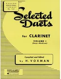 Selected Duets Clarinet Vol. 1 H. Voxman