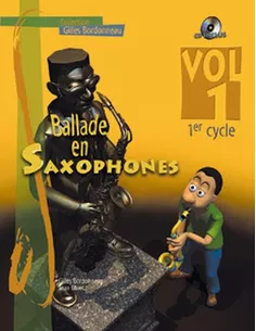 De Haske Ballade en Saxophnes van Gilles Bordonneau incl. CD