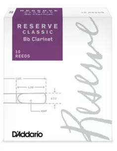 D'Addario Woodwind RESERVE CLASSIC Bb-klarinet rieten
