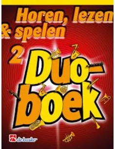 Horen Lezen Spelen Duoboek deel 2 trompet, bugel, bariton (G-sleutel)