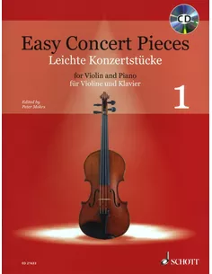 Easy Concert Pieces for violin and Piano - Boek 1 - Peter Mohrs