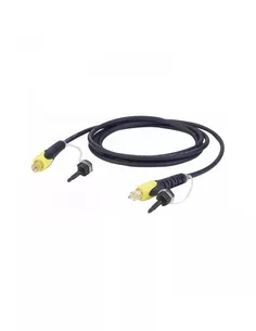DMT Opticalcable 3mtr toslink incl 2 miniplug adaptors FOP013