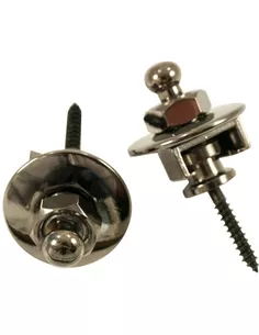 Boston straplock system, with screws, black chrome