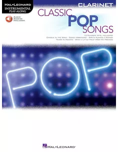 Hal Leonard Classic Pop Songs playalong Clarinet