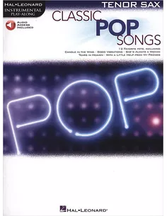Hal Leonard Classic Pop Songs playalong Tenor Sax
