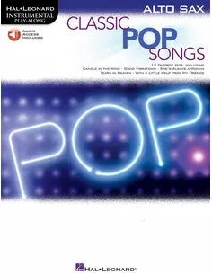 Hal Leonard Classic Pop Songs playalong Alto Sax