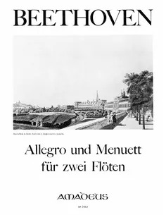 Ludwig van Beethoven Allegro Und Menuett 2 Flutes