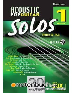 Acoustic Pop Guitar Solos 1 Michael Langer