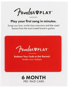 Fender Play 6 mnd Prepaid Card
