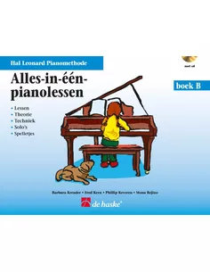 Barbara Kreader Alles-in-één-pianolessen boek B
