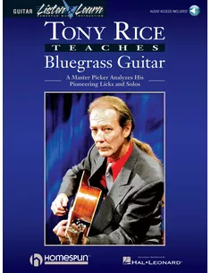 Tony Rice Teaches Bluegrass Guitar + audio begeleiding