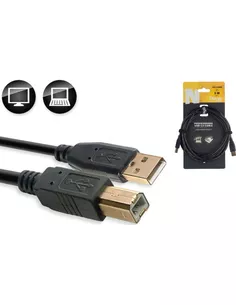 Stagg NCC5UAUB 5 mtr. USB kabel USB-A - USB-B