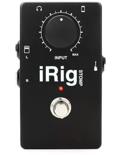 IK Multimedia iRig STOMP Stompbox guitar interface for iOS & Android