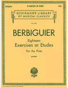 Benoit Berbiguier 18 Exercises / Etudes