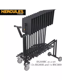 Hercules HCBS-200BC 12xmuzieklessenaar + wagen (SET)