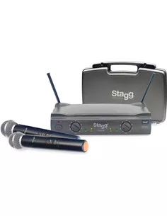 Stagg SUW50 UHF Wireless Set met 2 microfoons