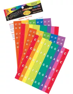 Boomwhackers Chroma Notes Stick -Ons