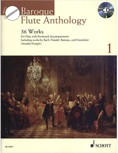 Baroque Flute Anthology voor fluit incl. CD