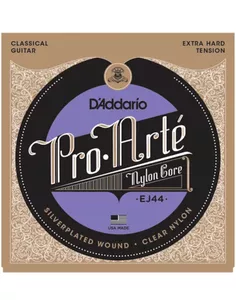 D'Addario EJ44 Pro Arté, Extra Hard Tension, Silverplated Wound