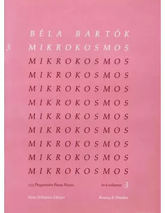 Bela Bartok Mikrokosmos deel 3