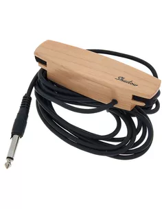 Shadow SH330 soundhole pickup, single coil with 4 meter fixed cable, maple housing