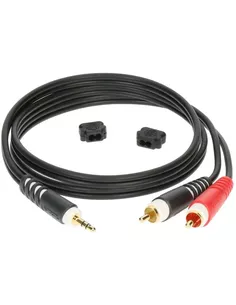 Klotz Stereo mini jack-trs naar rca Audio Adapters Y-Cables