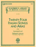 24 Italian Songs & Arias Medium High Voice