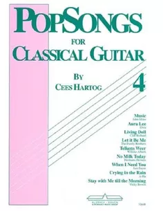 Popsongs For Classical Guitar 4 C. Hartog