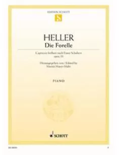 Schott Publishing Heller Die Forelle voor Piano op.33