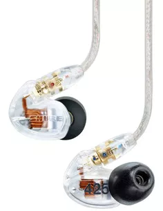 Shure SE425-CL-E Dual tru-acoustic Micro speaker w/detachable cable, Clear