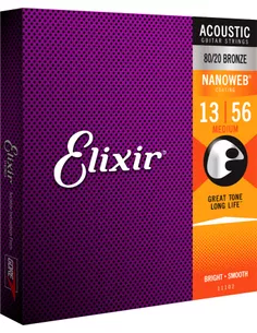 Elixir Acoustic Nanoweb 13-56 brons