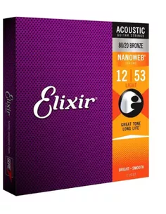 Elixir Acoustic Nanoweb 12-53 brons 80/20