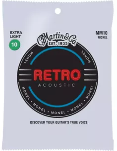 Martin Retro MM10 Monel akoestische gitaarsnaren