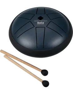 Sela SE 350 Melody Tongue Drum 5,5“ A5 Blue met tas en 2 mallets