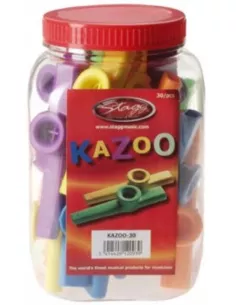 STAGG KAZOO30 kazoo, plastic 30stuks in box
