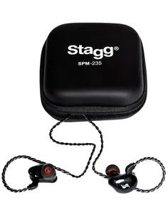 STAGG SPM-235 BK 2-DRIVER IN-EAR MONITORS BLACK