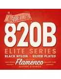 La Bella L820B Flamenco Black Nylon, Silver Plated Wound