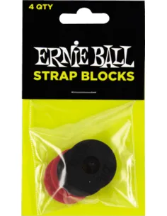 ERNIE BALL Pack met 4 strapblocks AEB 4603