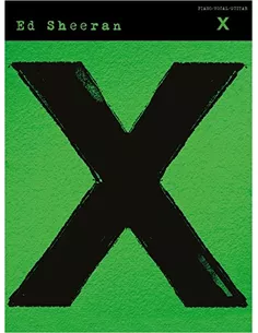 X - Ed Sheeran Piano Vocal Guitar