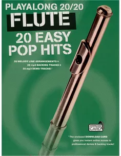 Music Sales Play Along Flute 20 Easy Pop Hits