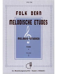 Melodische Etudes deel 2 van Folk Dean