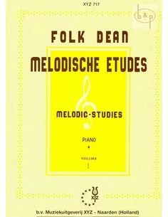 Melodische Etudes deel 1 van Folk Dean voor piano