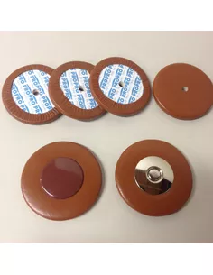 Pisoni PRO102 sax pad / sax polster, central hole, thick 4mm.