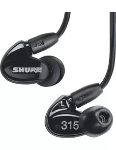 Shure SE315KE Hi Defintion Micro speaker, tuned bass port black