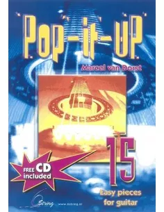 Pop It Up Easy Pieces voor gitaar Marcel van Dorst incl. CD