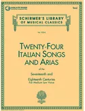 24 Italian Songs & Arias Medium Low Voice